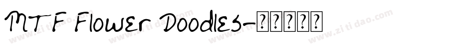 MTF Flower Doodles字体转换